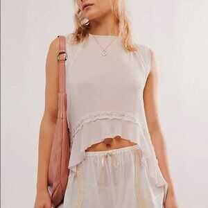 Free People Intimately Stop and Stare Cami Ivory